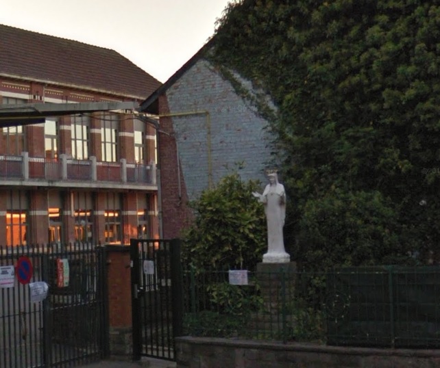 Binche rue aux fleurs école